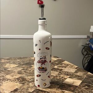 Charming Chef White Oil Dispenser